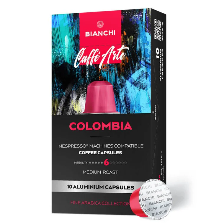 Bianchi Caffè Arte Colombia capsules