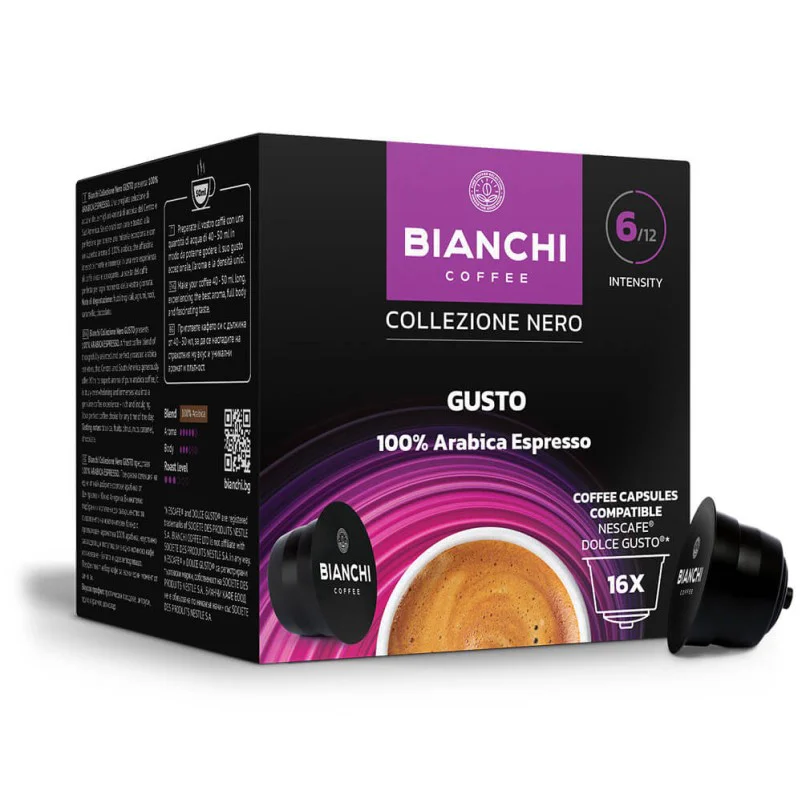 Bianchi Collezione Nero Gusto capsules